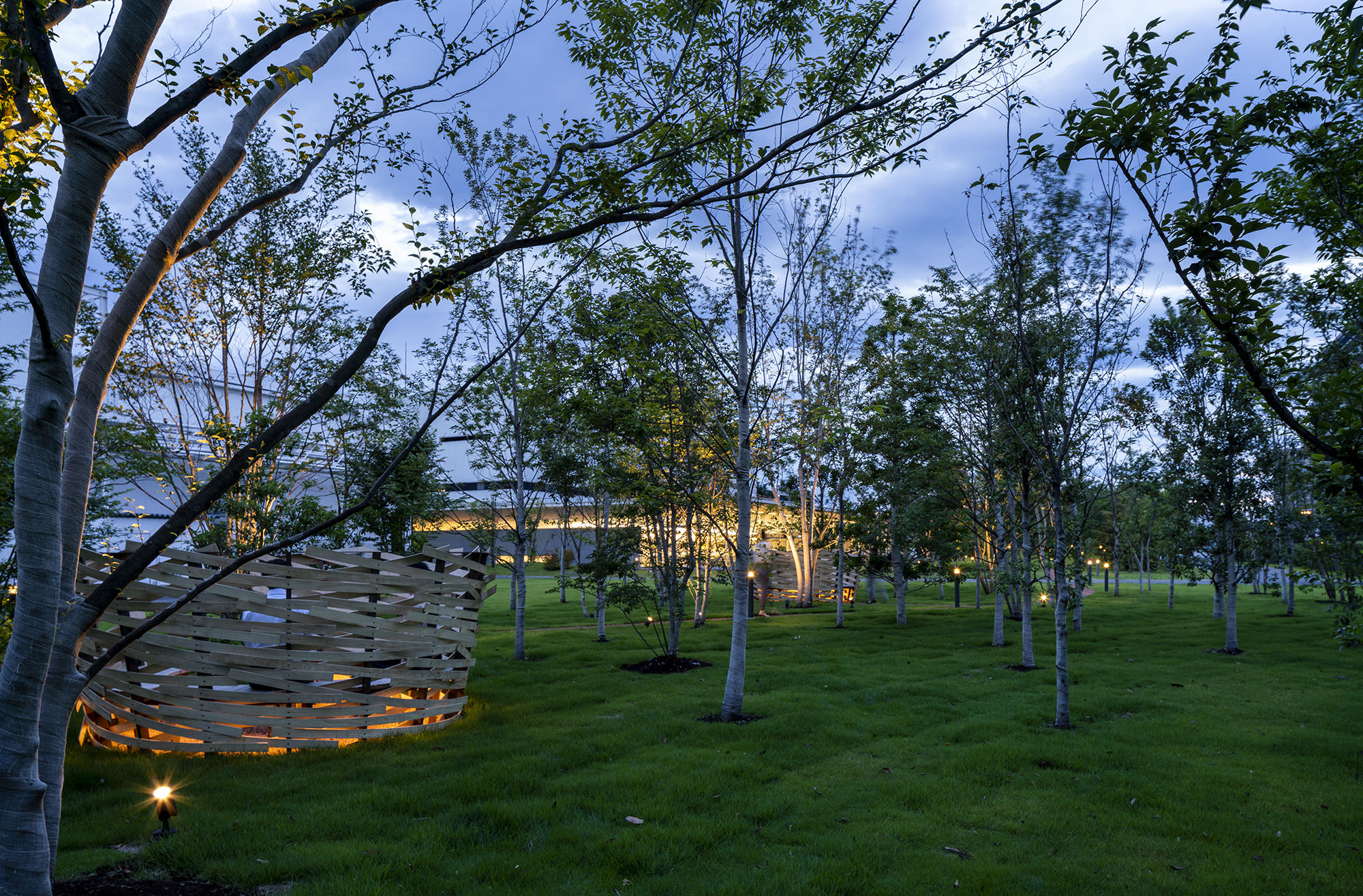 Citizen Watch Headquarters in Tokyo : Landscape planning in Northern green areas